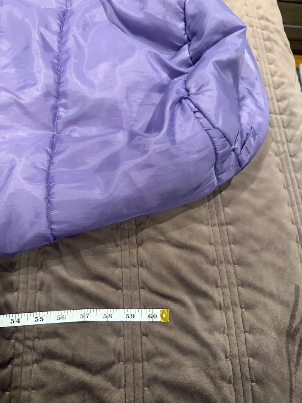 Kid’s Eureka Lavender and Light Pink Curved-Panel Sleeping Bag